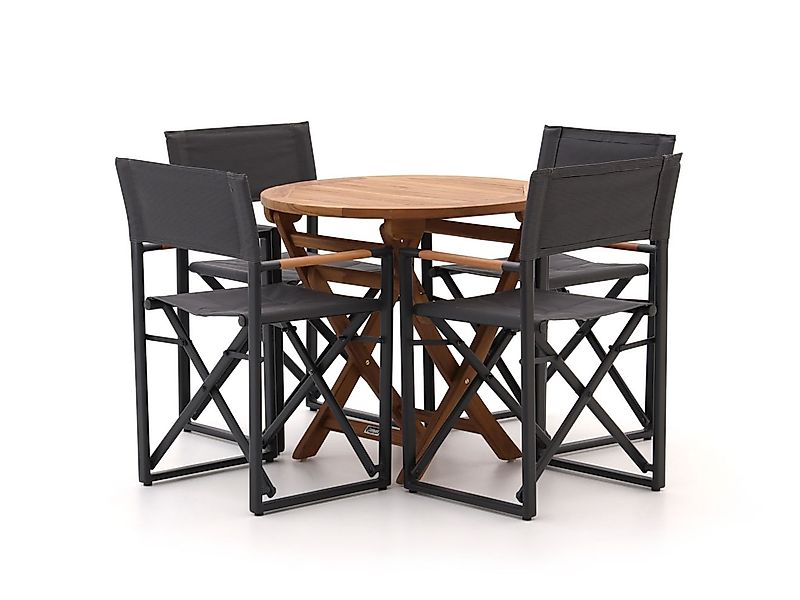 Bellagio Pasolini/Preston ø 80 cm Gartenmöbel-Set 5-Teilig inklapbaar günstig online kaufen