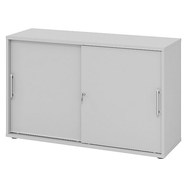 bümö Aktenschrank office Schiebetürenschrank Dekor: Grau - Griffe: Relinggr günstig online kaufen