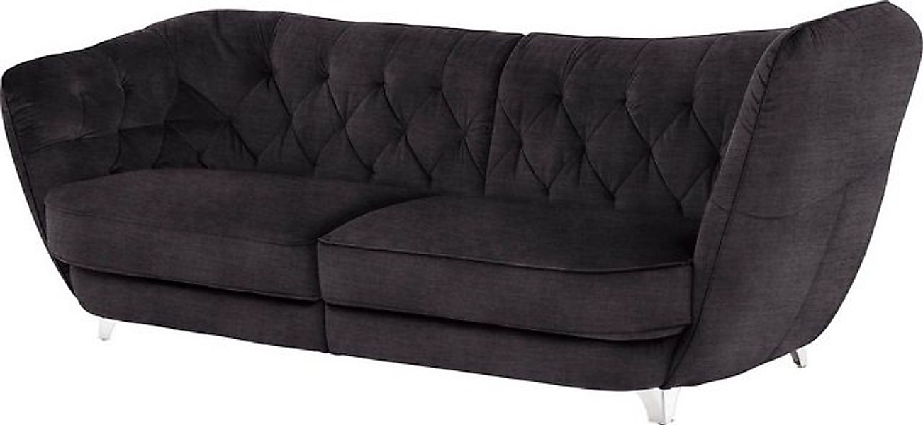 Leonique Big-Sofa Retro, stylischer Hochlehner günstig online kaufen