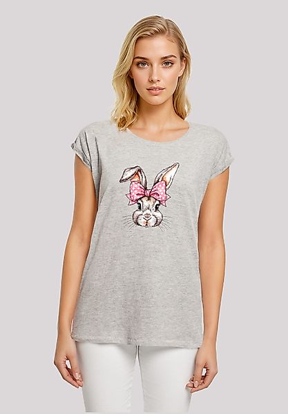 F4NT4STIC T-Shirt Niedlicher Hase mit Schleife günstig online kaufen
