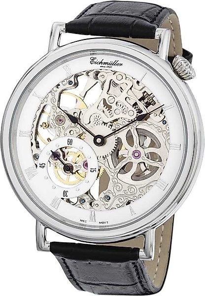 Eichmüller Mechanische Uhr Herren-Skelettuhr – Handaufzug, günstig online kaufen