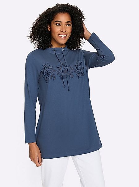 Sieh an! T-Shirt Longshirt . günstig online kaufen