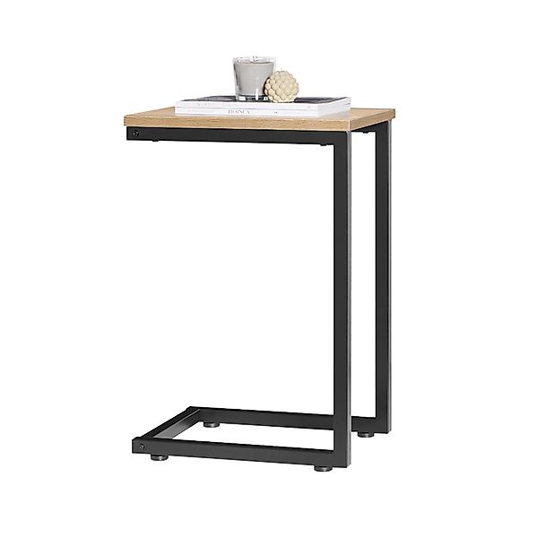 SoBuy Beistelltisch FBT87/44, C-Form, mobiler Kaffeetisch, Wohnzimmer Schla günstig online kaufen