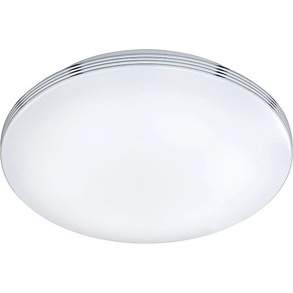 Trio LED-Deckenleuchte Apart 100 mm x 410 mm x 410 mm Chrom günstig online kaufen