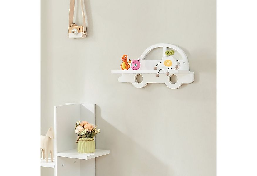 en.casa Kinderregal, Skanderborg Hängeregal 21x40x10.8 cm Weiß günstig online kaufen