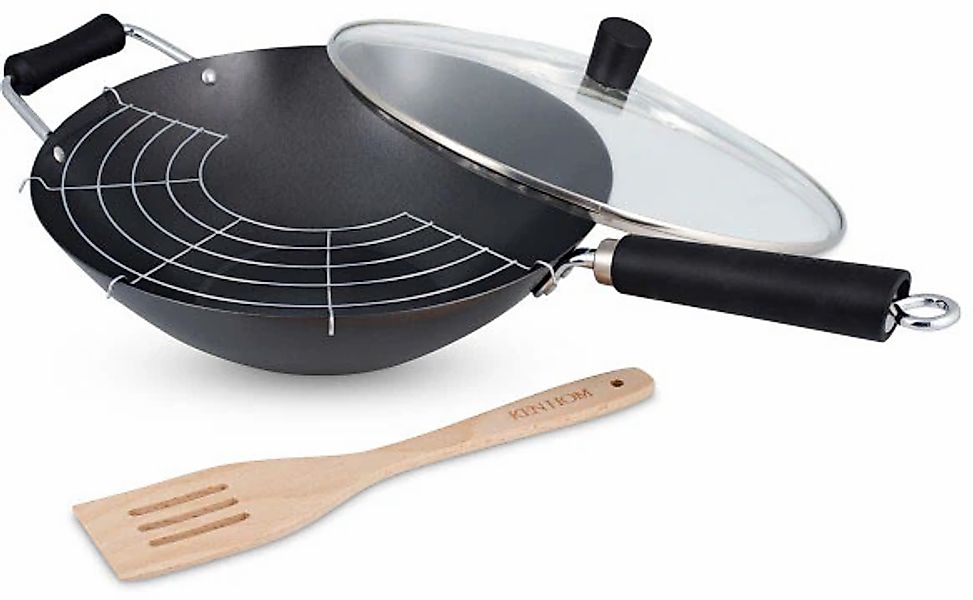 KEN HOM Wok "Excellence" Stahl Set, 3 Stk. tlg. Induktion günstig online kaufen