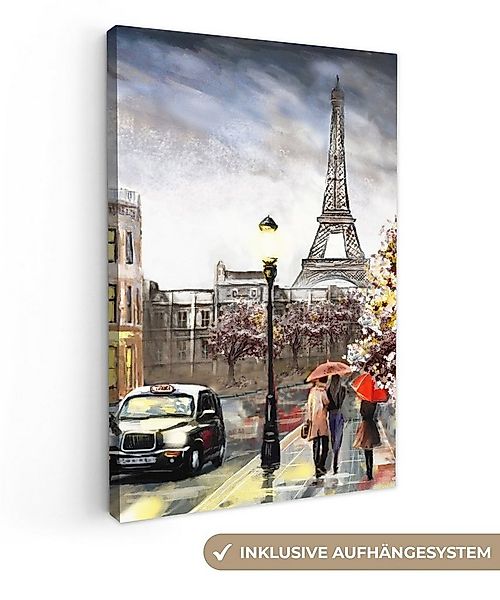 OneMillionCanvasses® Leinwandbild Kunstdrucke - Paris - Frankreich - Öl, Fo günstig online kaufen