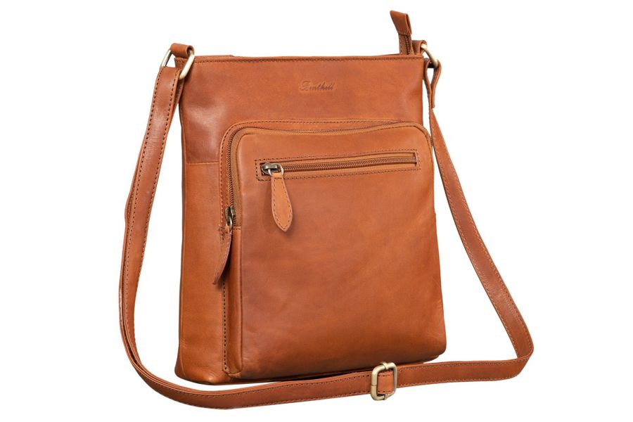 Benthill Umhängetasche Damen Echt Leder Shopper günstig online kaufen
