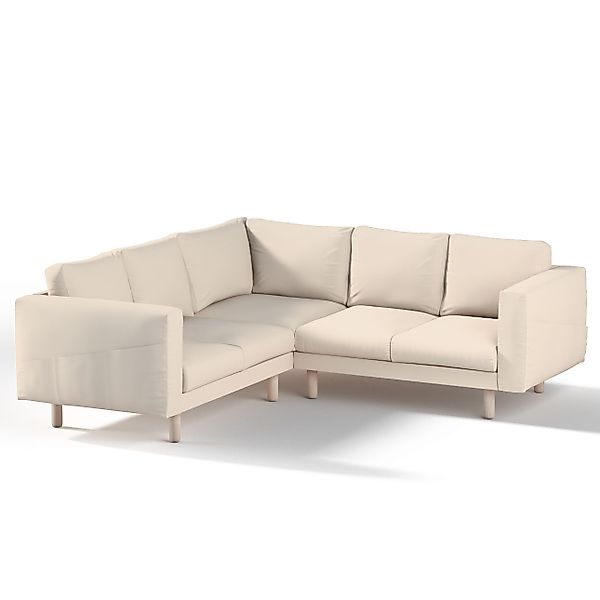 Bezug für Norsborg 4-Sitzer Ecksofa, naturweiß, Norsborg 4-Sitzer Ecksofabe günstig online kaufen