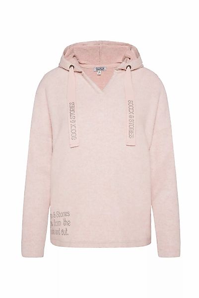 SOCCX Kapuzenpullover, mit Glitzernähten an den Säumen günstig online kaufen