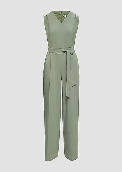 s.Oliver BLACK LABEL Overall Twill-Jumpsuit mit Cut-Outs Cut Out günstig online kaufen