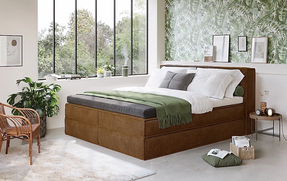 LeGer Home by Lena Gercke Boxspringbett "Addyson", (Härtegrade H2, H3 und H günstig online kaufen