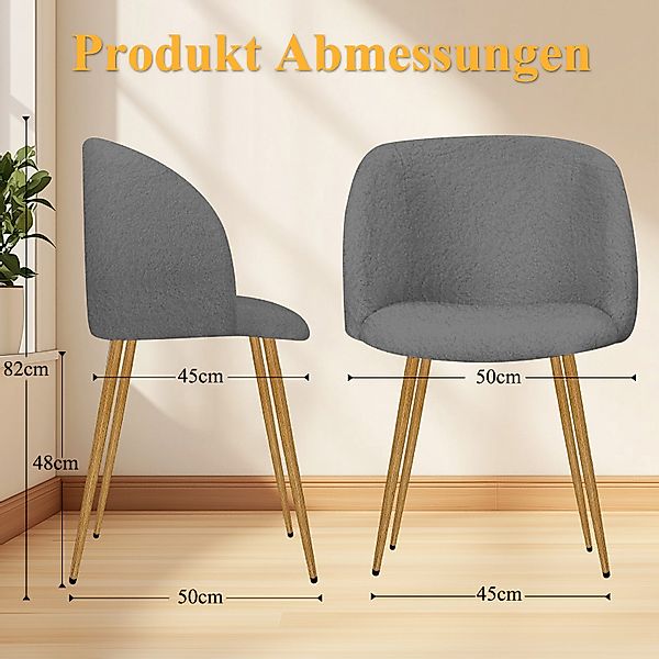 HOMELUX Polsterstuhl Esszimmerstuhl 2/4 Set, Küchenstuhl günstig online kaufen