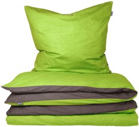 Schiesser Wendebettwäsche "Doubleface aus weicher Baumwolle mit edlem Melan günstig online kaufen