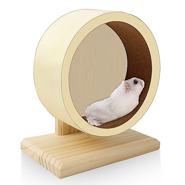 DOPWii Tier-Intelligenzspielzeug Hamsterrad, Laufrad aus Holz günstig online kaufen
