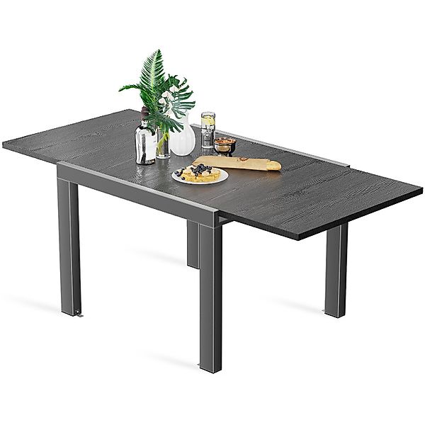 GUNJI Gartentisch Aluminium-Teleskoptisch, 80/160, 160/260cm, wasserdicht günstig online kaufen