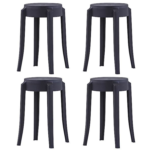 vidaXL Barhocker Stapelbare Hocker 4 Stk. günstig online kaufen
