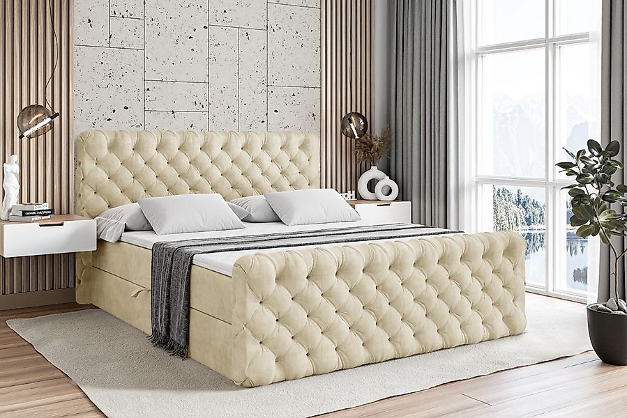 ALTDECOR Boxbett BOXI8-Z (Multipocket-Matratze H4, H3 Matratze Bonellfederu günstig online kaufen