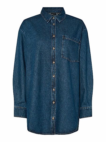 pieces Jeansbluse "PCMAISIE LS DENIM SHIRT NOOS BC" günstig online kaufen