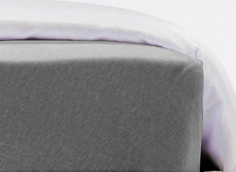 fleuresse Spannbettlaken Flauschjersey, Jersey, Gummizug: rundum, günstig online kaufen