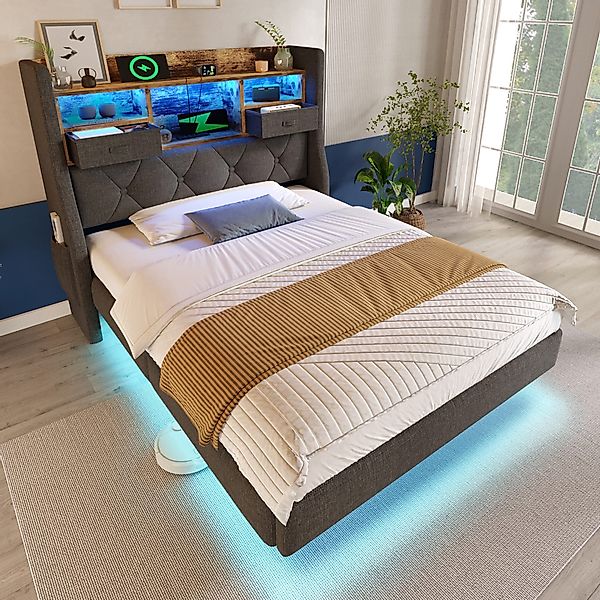 STILVORA Polsterbett 90x200 mit Matratze,Jugendbett Bettgestell günstig online kaufen