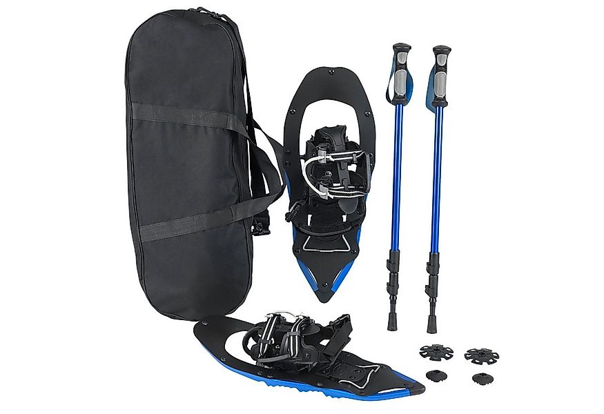 COSTWAY Schneeschuhe, mit Trekkingstöcken, Schuhgröße 35-40 bis 68kg günstig online kaufen