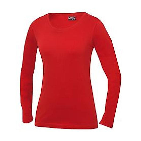 Langarm-Stretchshirt 'Carolina' rot Gr. M günstig online kaufen