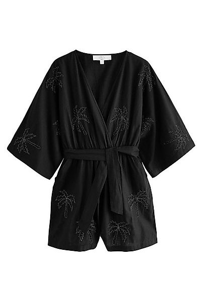 Next Playsuit Overall mit Palmen-Paillettendetail (1-tlg) günstig online kaufen
