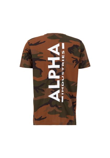 Alpha Industries T-Shirt Backprint T-Shirt Camo günstig online kaufen