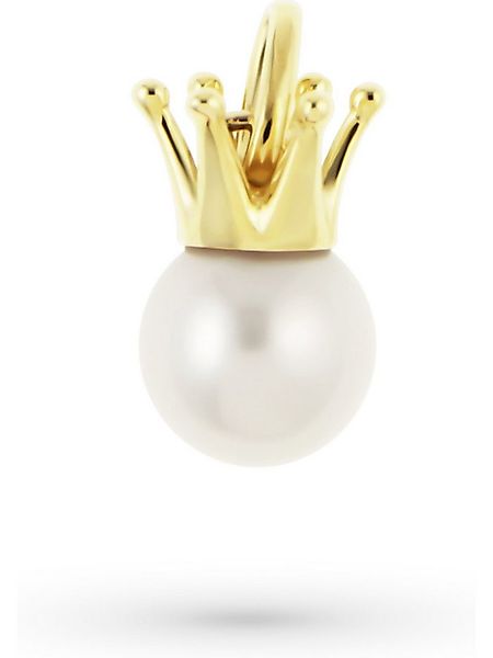FAVS Kettenanhänger FAVS Damen-Anhänger 375er Gelbgold Süßwasserperle günstig online kaufen