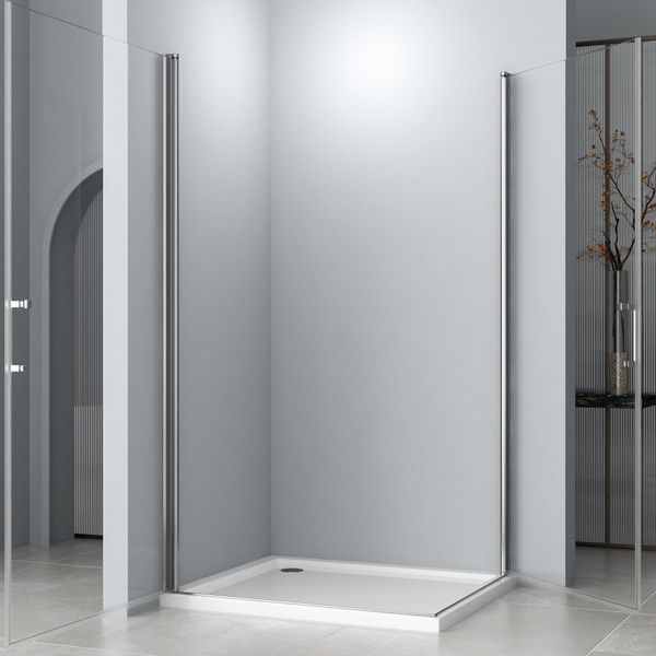 Hopibath Eckdusche 90x90 Pendeltür Duschkabine 80x80, günstig online kaufen