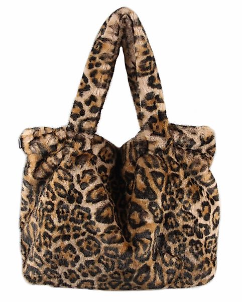 ITALYSHOP24 Schultertasche XXL Damen Leopard Print günstig online kaufen