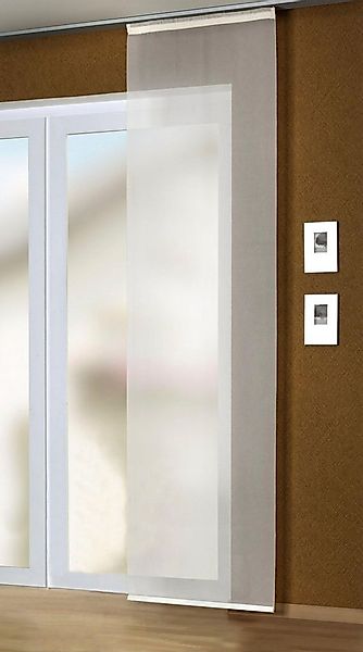 HOME WOHNIDEEN Schiebegardine ROM (1 St), Paneelwagen, transparent, HxB: 24 günstig online kaufen