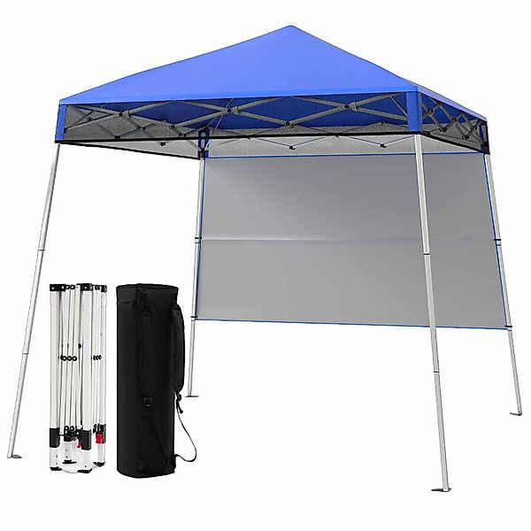 COSTWAY Faltpavillon, mit 1 Seitenteilen, 182x182 günstig online kaufen