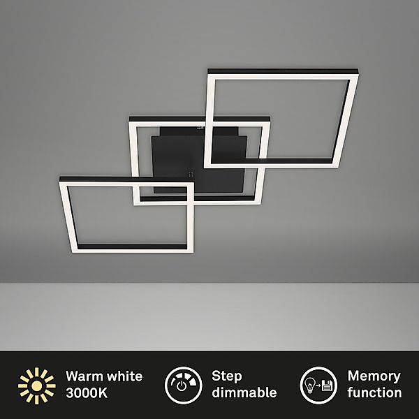 Briloner Leuchten Deckenleuchte LED Deckenlampe Extra-Warmweiß günstig online kaufen