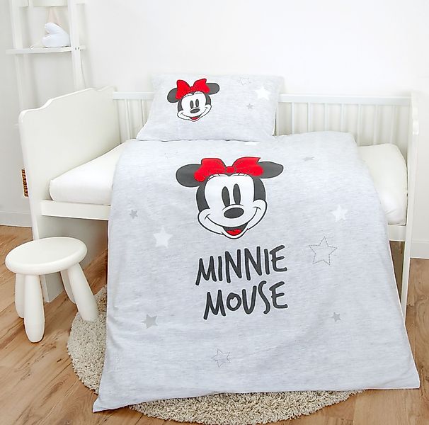 Herding Babybettwäsche Disney Minnie Mouse Sterne günstig online kaufen