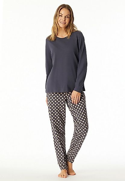Schiesser Schlafanzug Comfort Essentials (2 tlg) Baumwolle, langärmelig, mi günstig online kaufen