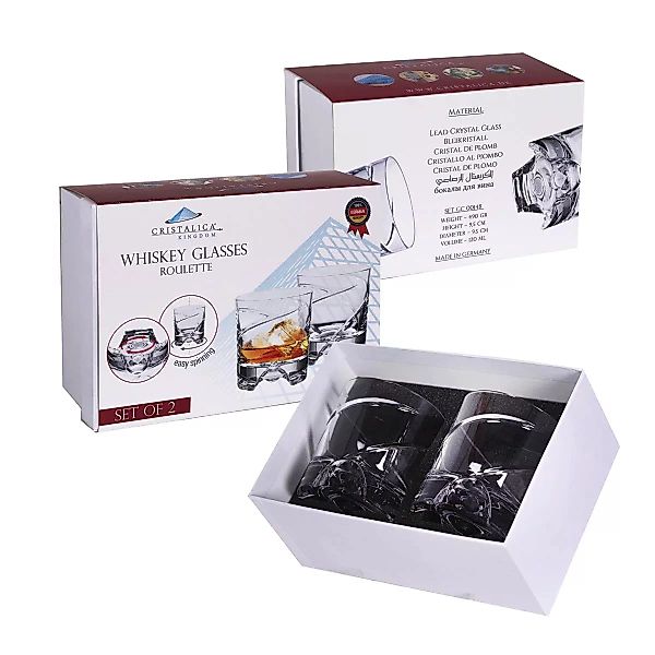 Whisygläser Geschenkset German Roulette Dresden mit Geschenkbox 2er-Set günstig online kaufen
