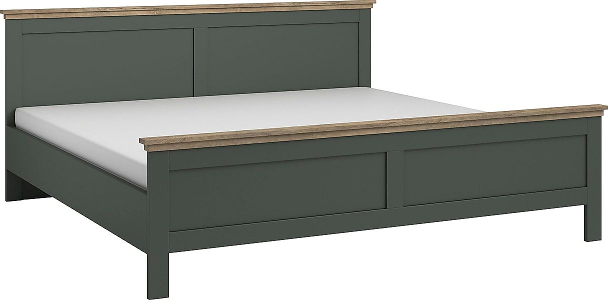 Home affaire Bettgestell Evora, Landhausstil, Doppelbett, günstig online kaufen