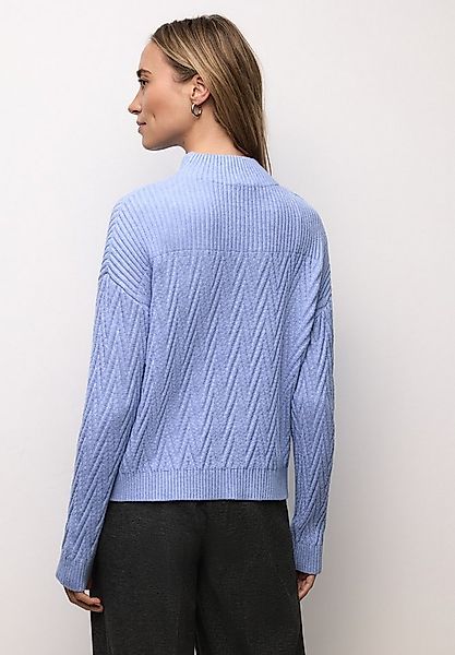 STREET ONE Rollkragenpullover mit Rippbündchen günstig online kaufen