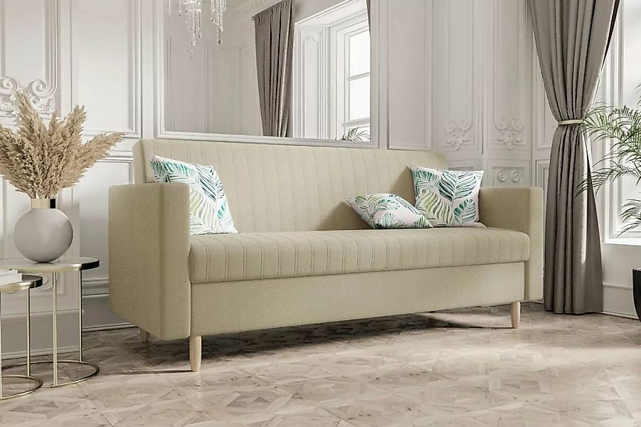 99rooms 3-Sitzer Melisa, Sofa, Schlafsofa, Sitzkomfort, mit Bettfunktion, m günstig online kaufen