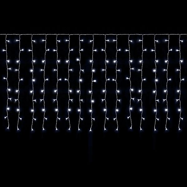 Salcar LED-Lichtervorhang LED Lichterkette Eisregenvorhang Außen, günstig online kaufen