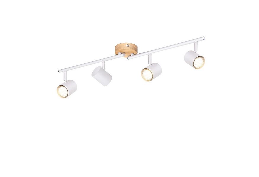 Nettlife Deckenstrahler 1/2/3/4 Flammig Deckenleuchte GU10 Schwenkbar Wands günstig online kaufen