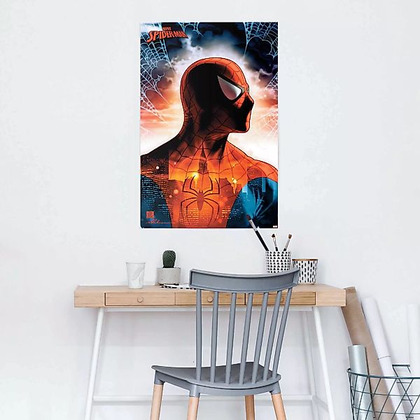 Reinders Poster "Spiderman - protector of the city" günstig online kaufen