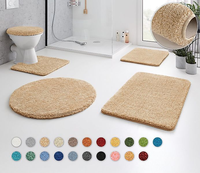 Kleine Wolke Badematte RELAX, Höhe 30 mm, rutschhemmend beschichtet, fußbod günstig online kaufen