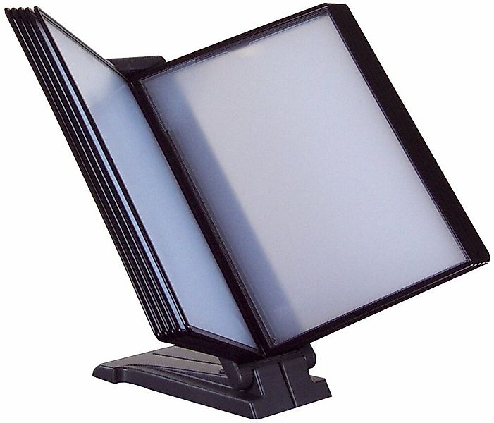 Connect Fächermappe Sichttafelsystem A4 mit 10 Tafeln anthrazit/sortiert günstig online kaufen