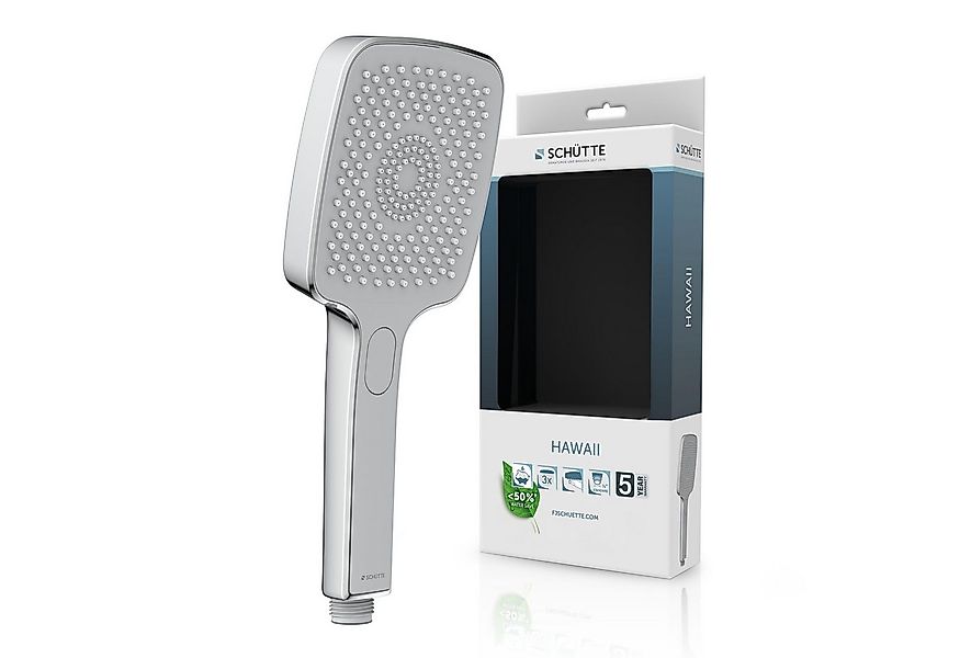 Schütte Handbrause HAWAII, 3-fach verstellbar, mit Antikalknoppen, wassersp günstig online kaufen