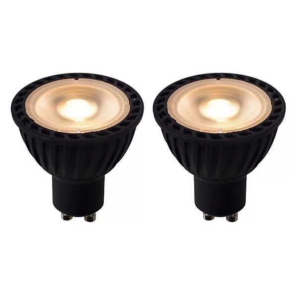 LED Leuchtmittel GU10 Reflektor - PAR16 in Schwarz 5W 320lm 2200-3000K 2er- günstig online kaufen