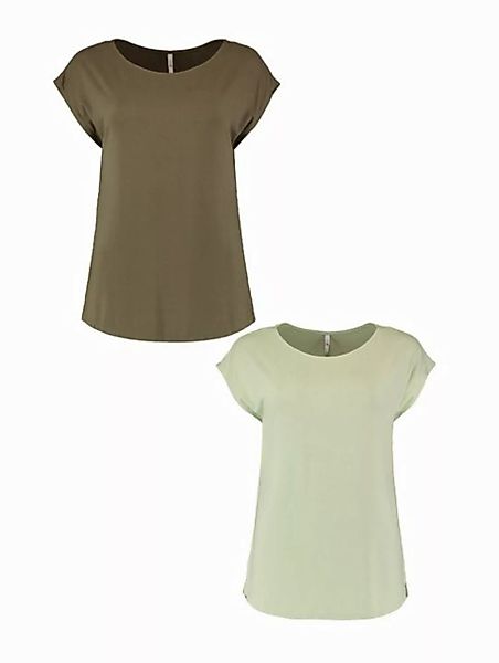 HaILY’S T-Shirt Shirt 2er-Set Kurzarm mit Fledermausärmeln (2-tlg) 6829 in günstig online kaufen