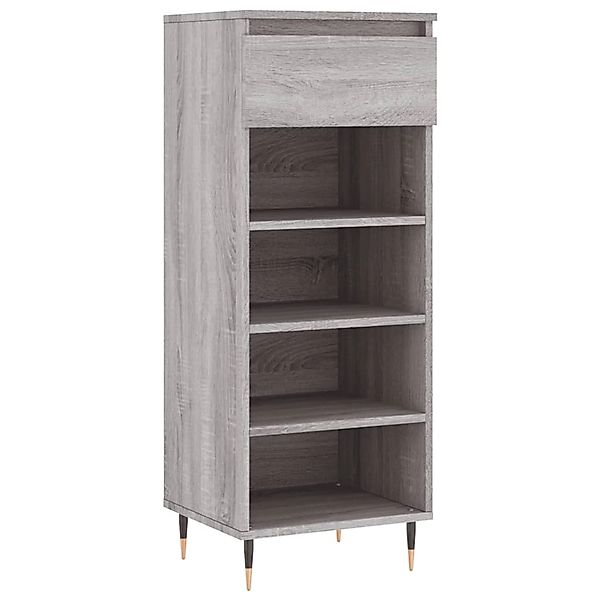 vidaXL Schuhschrank Grau Sonoma 40x36x105 cm Holzwerkstoff 831458 günstig online kaufen